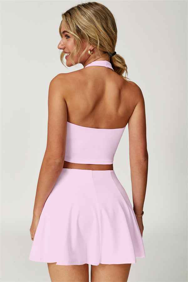The Boost Halter Crop Top