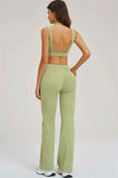 The Sizzle Sports Bra Flared Leggings 2-Piece Set