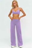 The Twirl Sports Bra New Straight Leg Pants 2-Piece Set