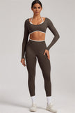 The Elevate Long Sleeve Crop top