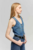 Blue Horizon Denim Vest HJ903