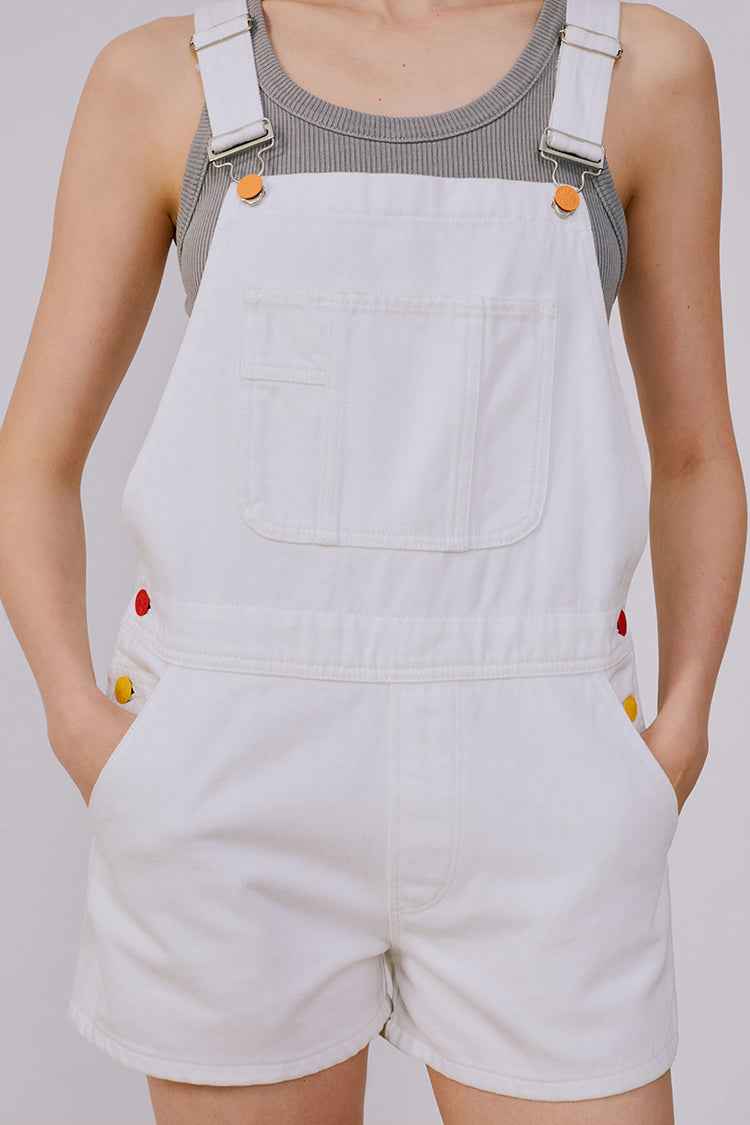 Rainbow Overall Shorts HJ109
