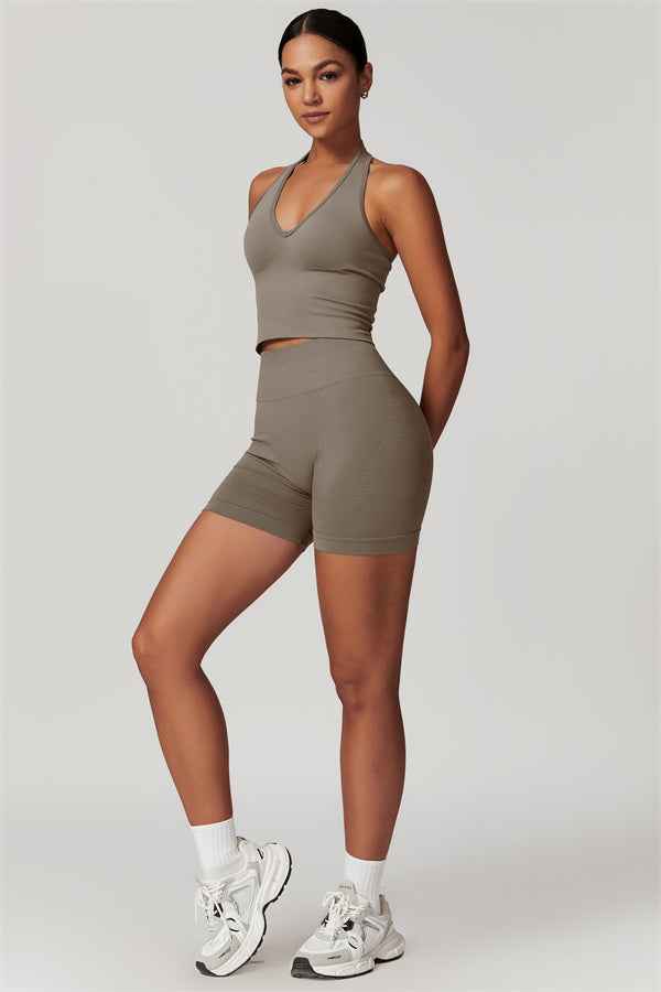 The Delight Halter Top Shorts 2-Piece Set