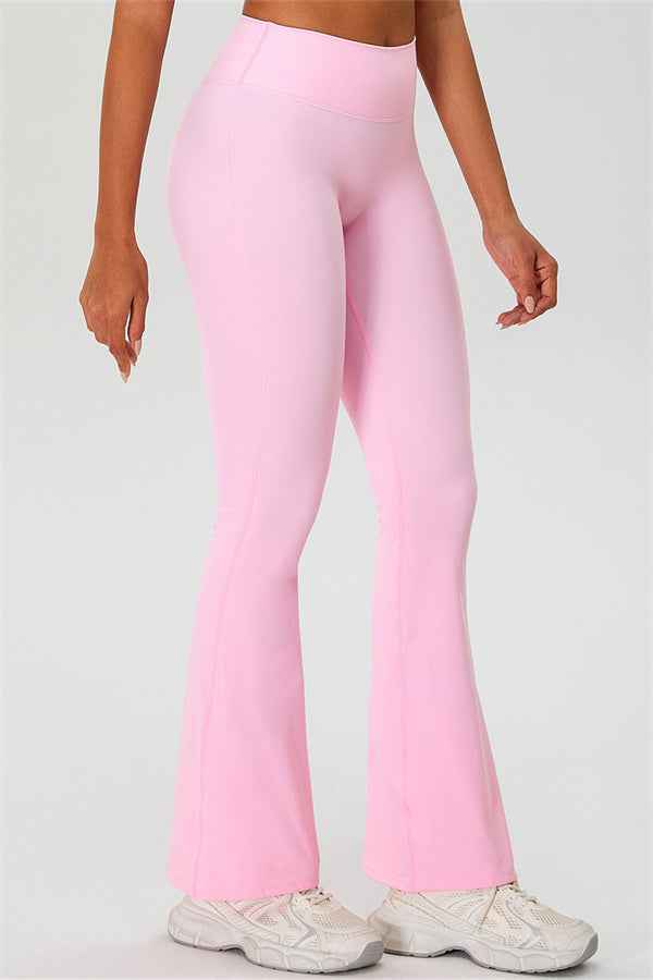 The Ember Sports Bra Crop Top Flared Leggings 3-Piece Set