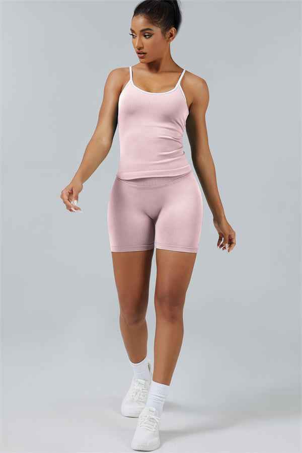 The Elevate Crop Top Shorts 2-Piece Set