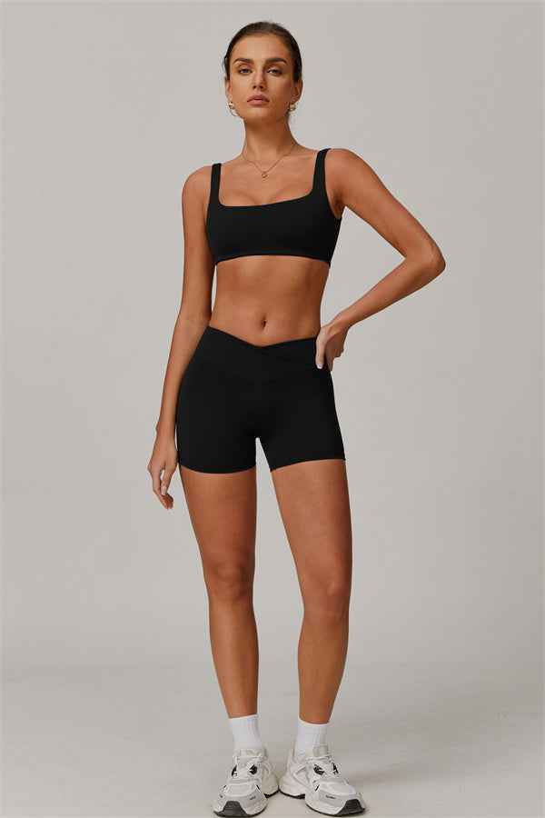 The Halo Sports Bra Shorts 2-Piece Set