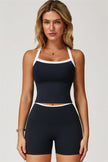 The Quest Cross Back Crop Top