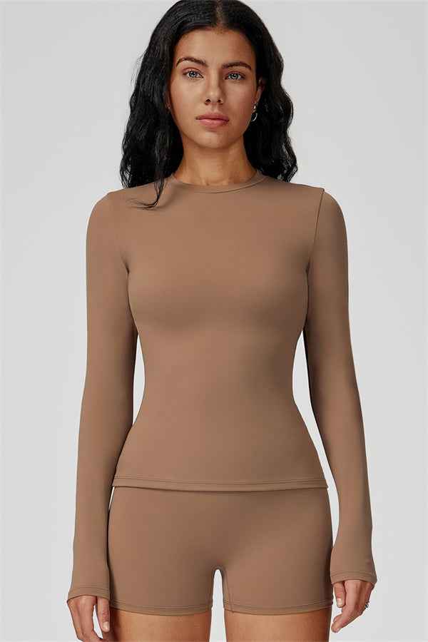 The Oasis Long Sleeve T-shirt Shorts 2-Piece Set