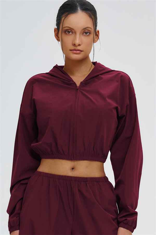 The Svelte UV protection Crop Hoodie