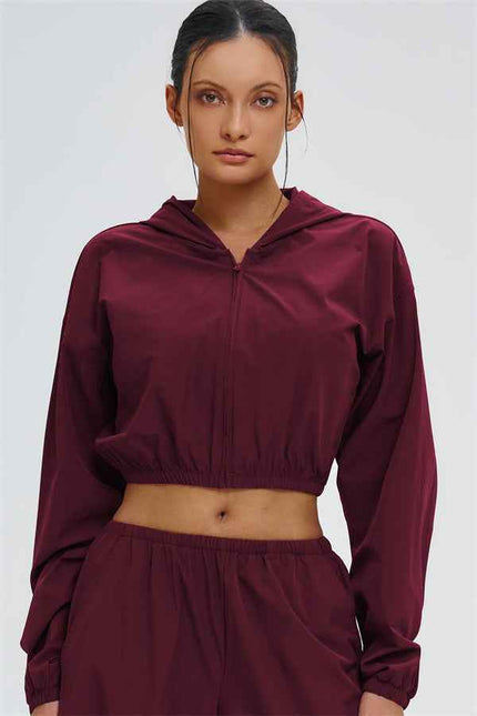 The Svelte UV protection Crop Hoodie