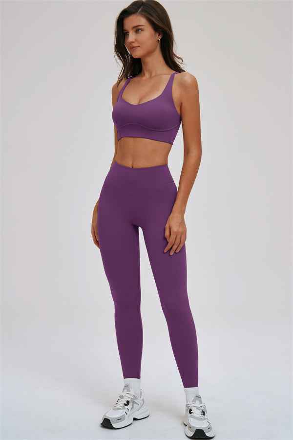 The Kinetic Cross Back Sports Bra Leggings 2-Piece Set