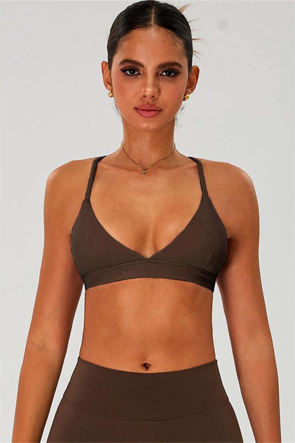 The Ember Sports Bra Crop Top Flared Leggings 3-Piece Set