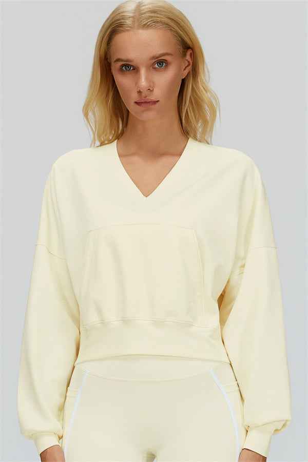 The Whisper V-Neck Hoodie