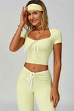 The Skyline Flared Tie Leggings