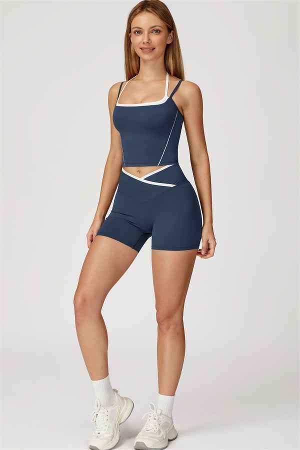 The Radiant Crop Top Shorts 2-Piece Set
