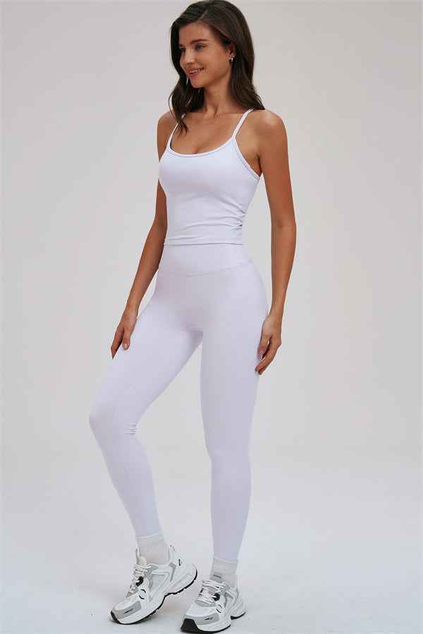 The Svelte Cross Back Tank Top Leggings 2-Piece Set