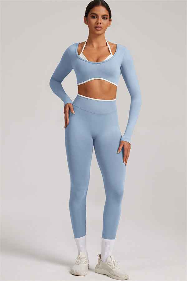 The Elevate Long Sleeve Crop top