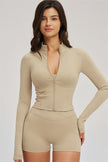 The Sizzle Zip Jacket Shorts 2-Piece Set