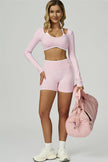 The Prime Line Long Sleeve Crop Top