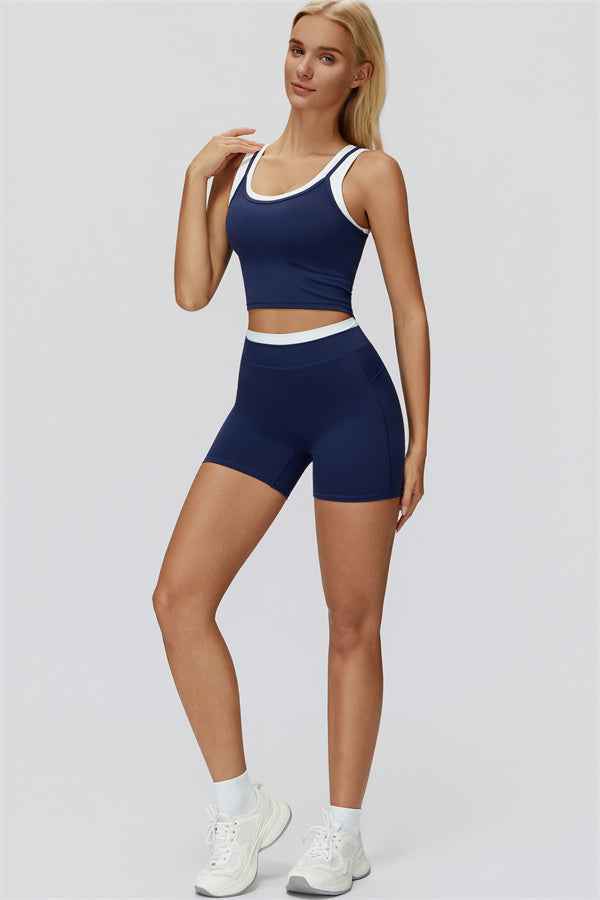 The Canyon Crop Tank Shorts 2-Piece Set