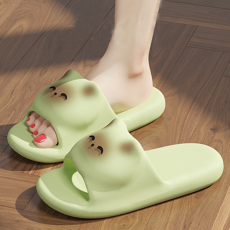 Cartoon Cat Slippers Home Non-slip Floor Bathroom Slipper Summer Bedroom House Shoes