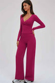 The Twirl Long Sleeve T-shirt New Straight Leg Pants 2-Piece Set