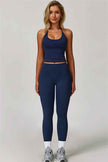 The Surge Halter Crop Top Leggings 2-Piece Set