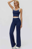 The Canyon Crop Tank Flared Leggings 2-Piece Set