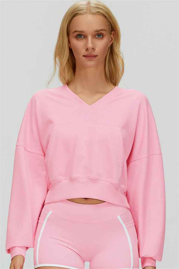 The Whisper V-Neck Hoodie