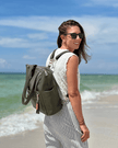 The Lillian Diaper Bag - Palmetto