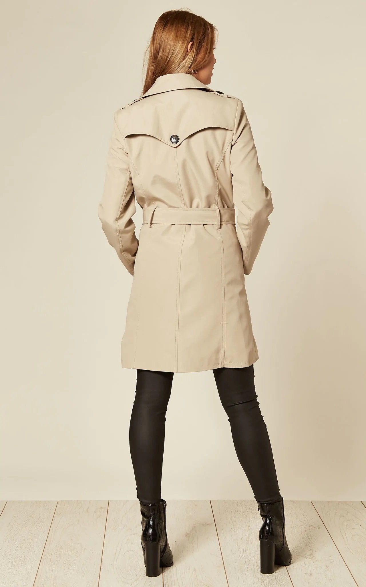 Spring/Summer Military Double Breasted Trench Coat (9049-SP) - Pikemla