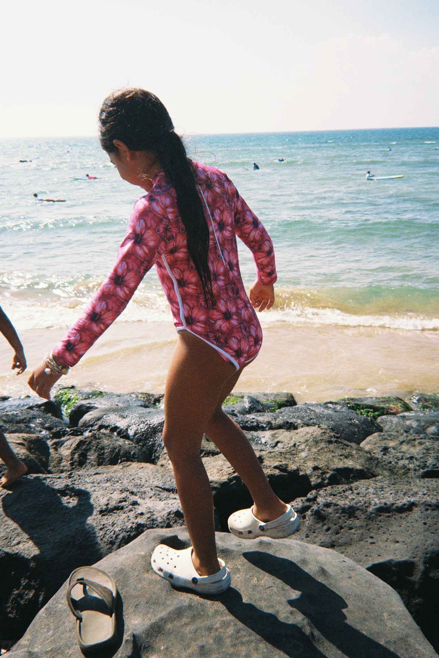 Lola One Piece Kids Swimsuit - Hibiscus Hunny