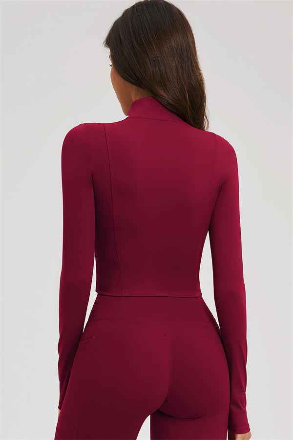 The Sizzle Zip Jacket Flared Leggings 2-Piece Set