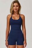 The Surge Halter Crop Top Shorts 2-Piece Set