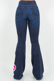 Sweet Heart Bell Bottom Jean- Inseam 32\