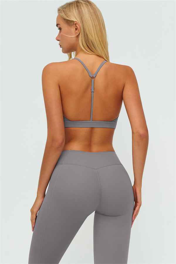 The Lushness Y-Back Sports Bra Leggings 2-Piece Set