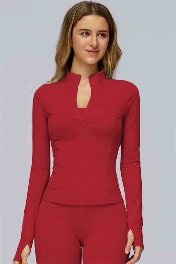 The Radiance Jacket Racerback Sports Bra Leggings 3-Piece Set