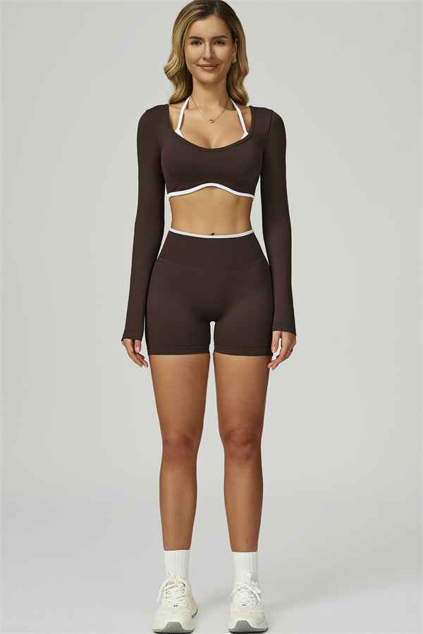 The Prime Line Long Sleeve Crop Top