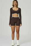 The Prime Line Long Sleeve Crop Top