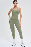 The Stride Crop Top Isabella Leggings 2-Piece Set