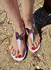 ALIANA White Gel Beach Sandals