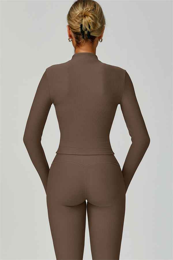 The Burst Jacket Sports Bra Leggings 3-Piece Set