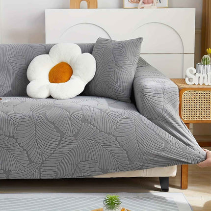 Premium Stretch Gray Couch Cover | Durable, Non-Slip & Versatile