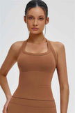 The Slate Y-Back Top Flared Leggings 2-Piece Set