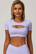 The Lavish Cut-out Crop Top