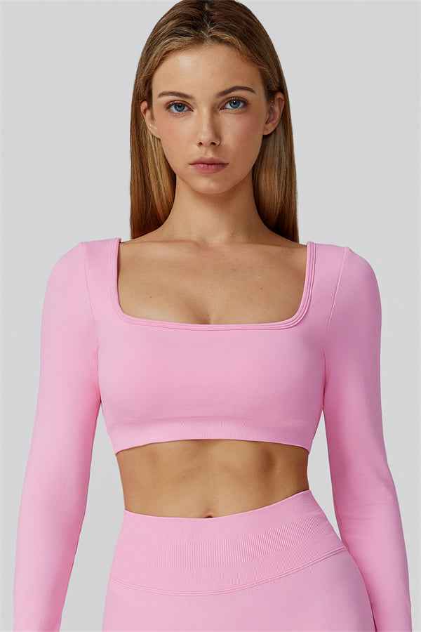 The Reign Long Sleeve Crop Top Leggings 2-Piece Set