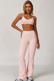 The Refresh Jacket Sports Bra Flared Leggings 3-Piece Set