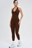 The Stride Crop Top Isabella Leggings 2-Piece Set