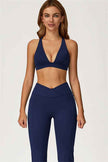 The Glacier Sports Bra Flared Leggings 2-Piece Set