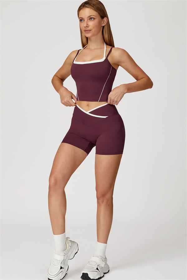 The Radiant Crop Top Shorts 2-Piece Set
